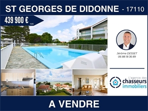 t4 à la vente -   17110  SAINT GEORGES DE DIDONNE, surface 87 m2 vente t4 - UBI439890020